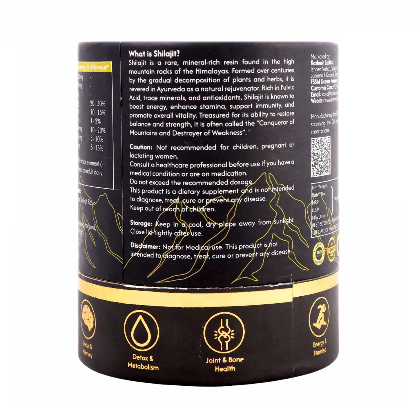 Kashmir Exotics Pure Kashmiri Shilajit Raisin 50g