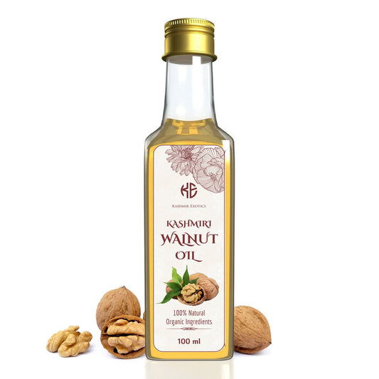 Pure Kashmiri Walnut Oil, 100% Natural, Organic Ingredients, 100 ml