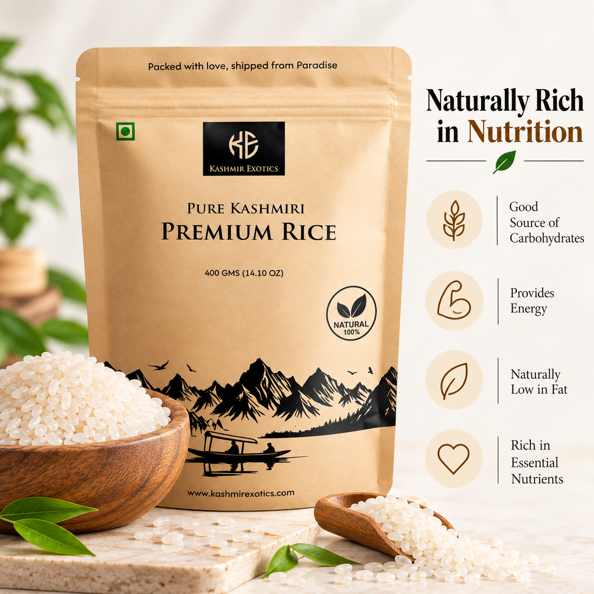 Premium Kashmiri Rice 400gm