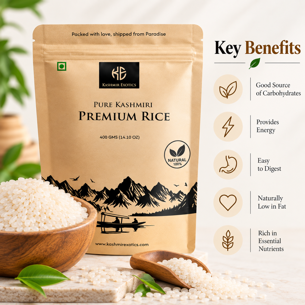 Premium Kashmiri Rice 400gm