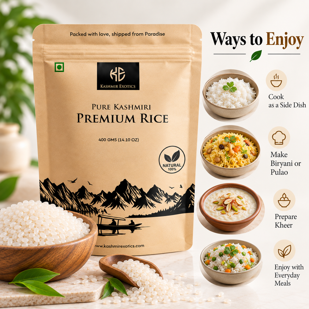 Premium Kashmiri Rice 400gm