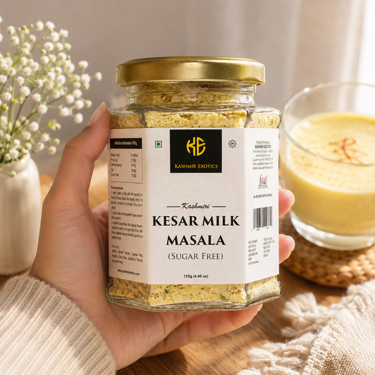 Kashmiri Kesar Milk Masala Sugar Free 125gm