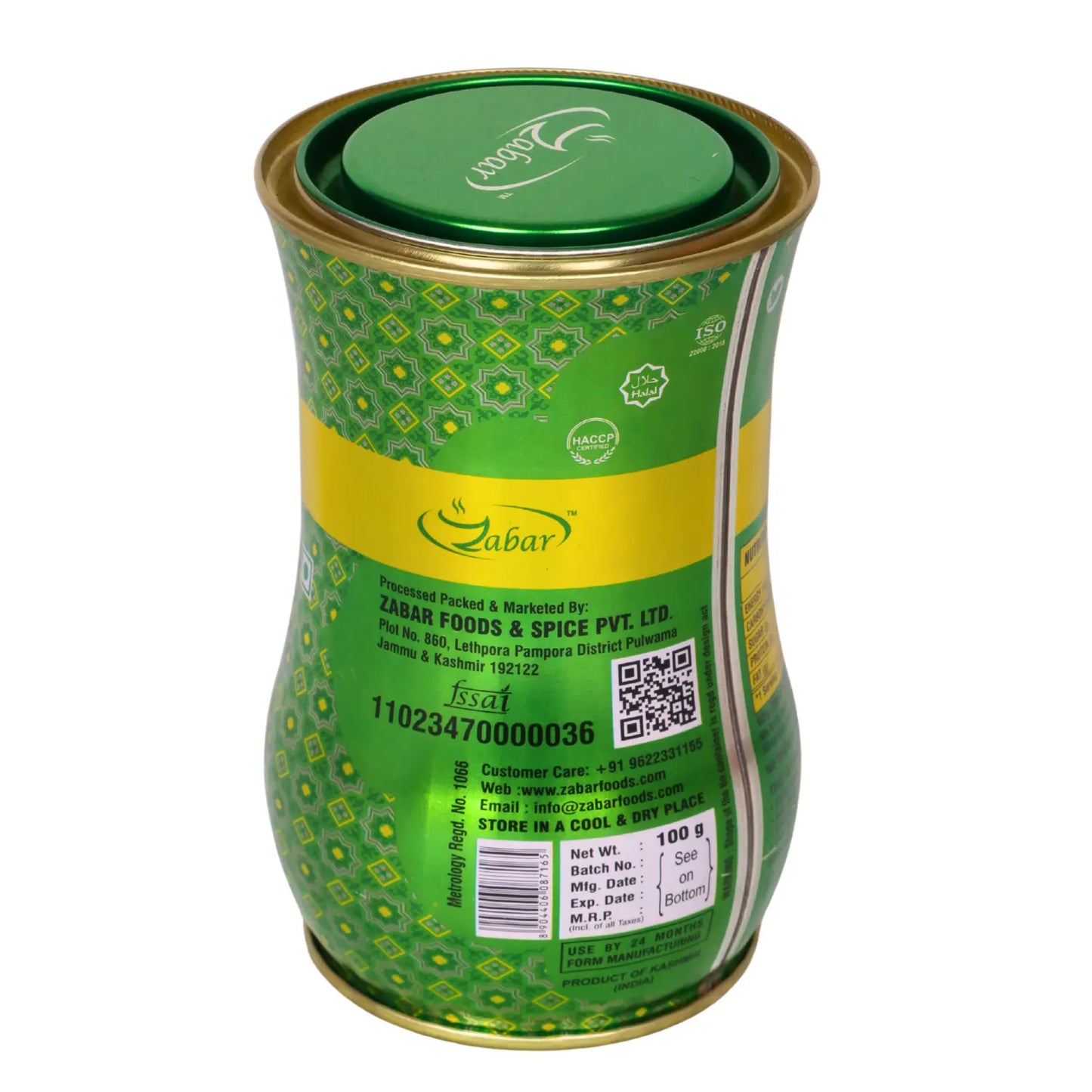 Zabar Premium Quality Green Tea 100 gms