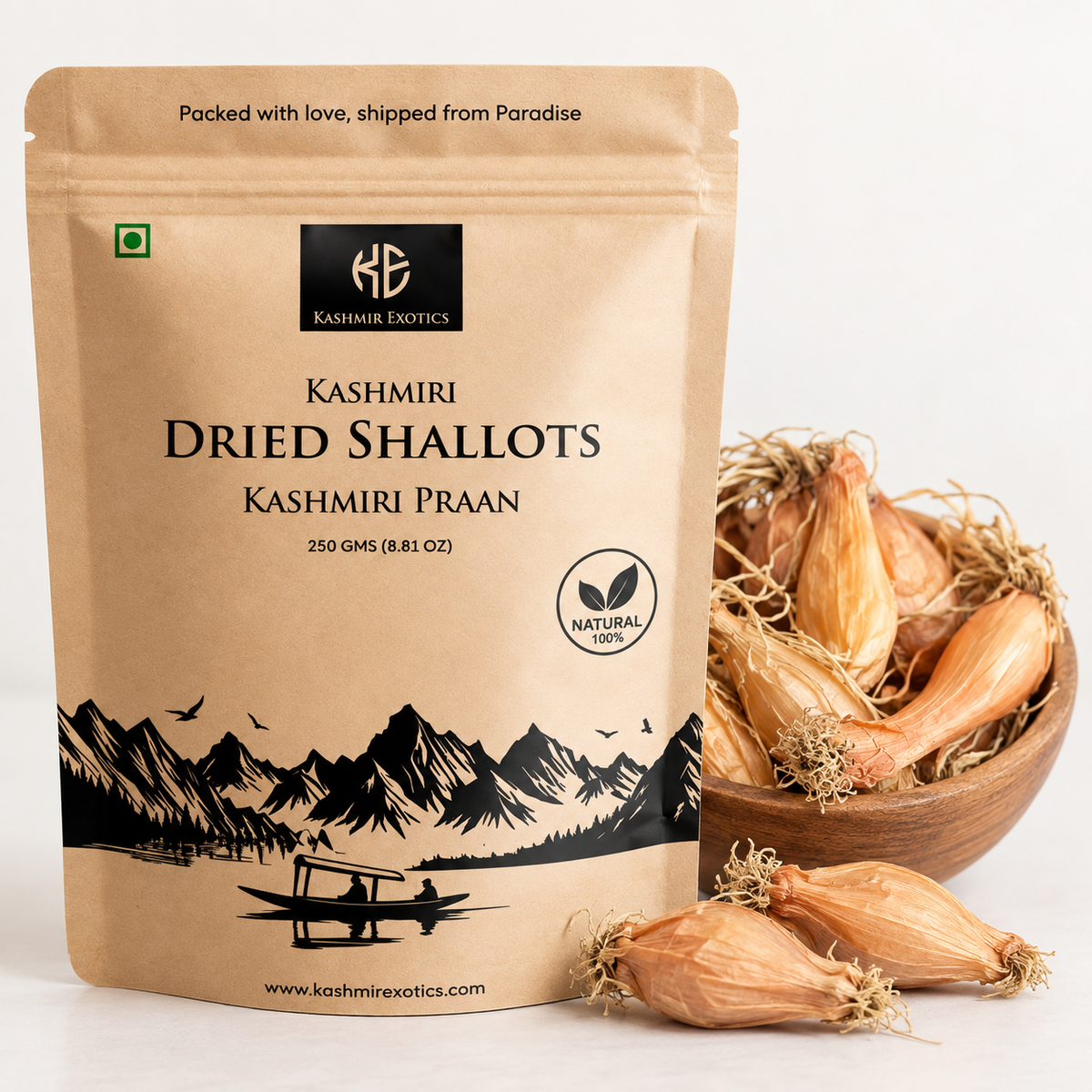 Kashmiri Shallots | Wild Onion (Praan) 250gm