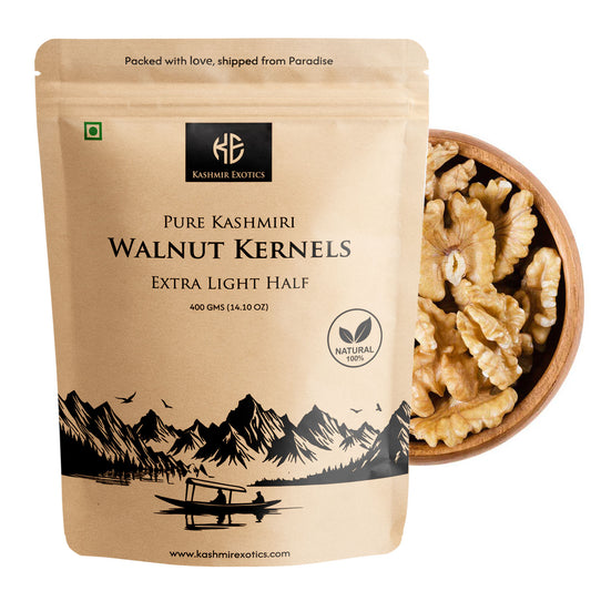 Pure Kashmiri Walnut Kernels Extra Light Half