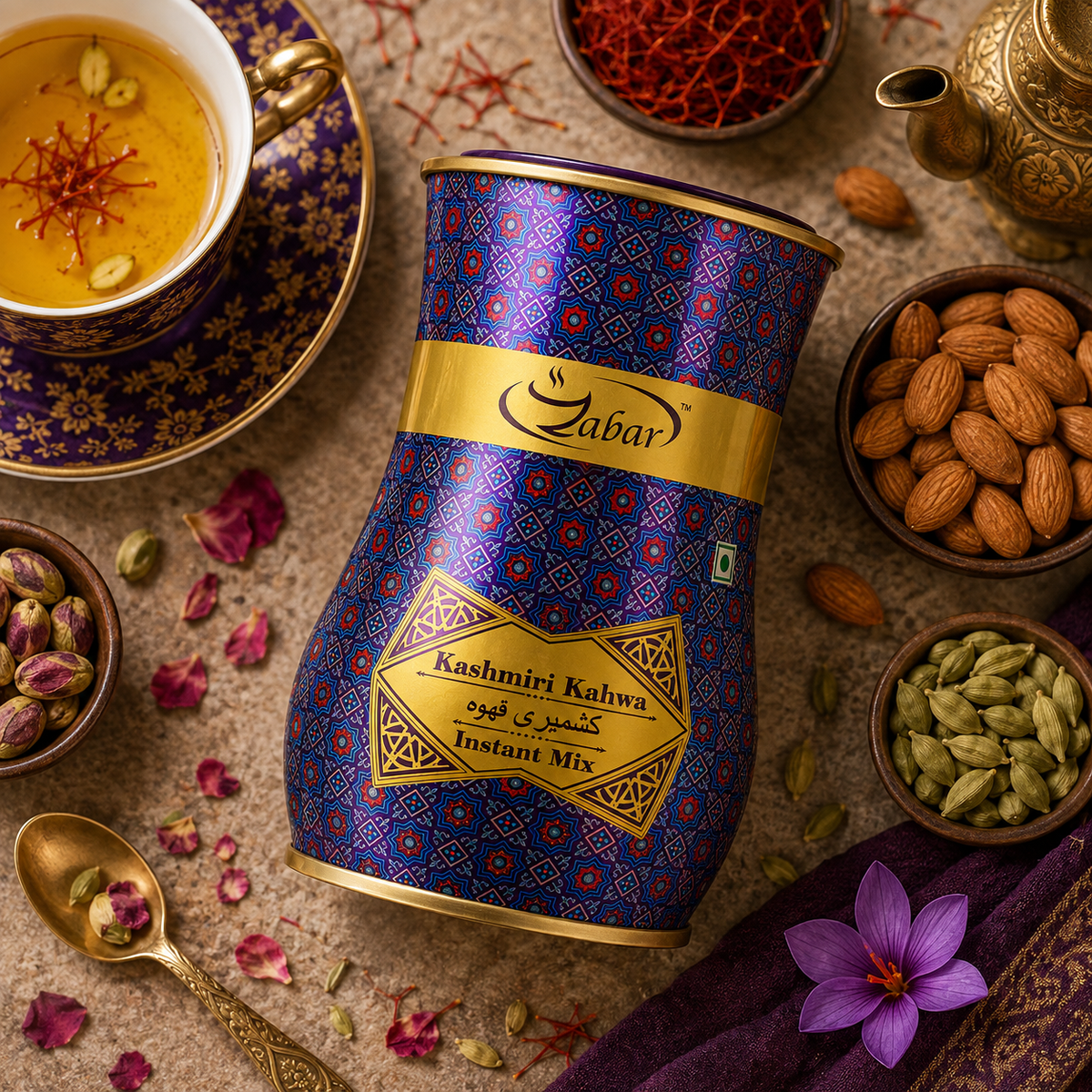 Zabar Kashmiri Kahwa Instant Mix 250 gm