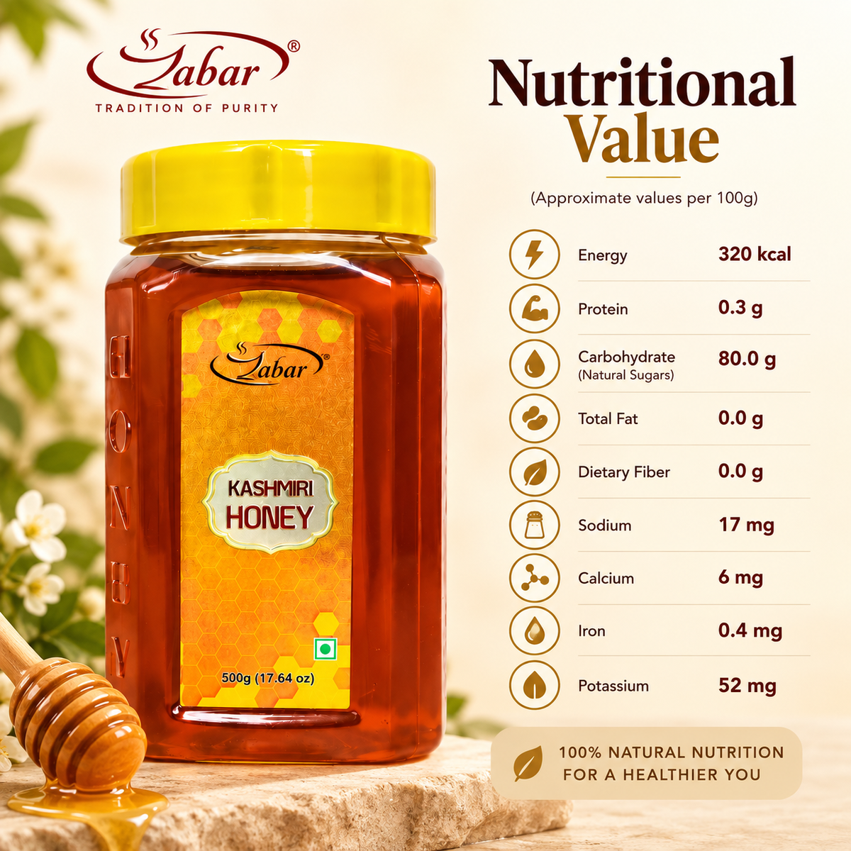 Zabar Kashmiri Honey 500 gm
