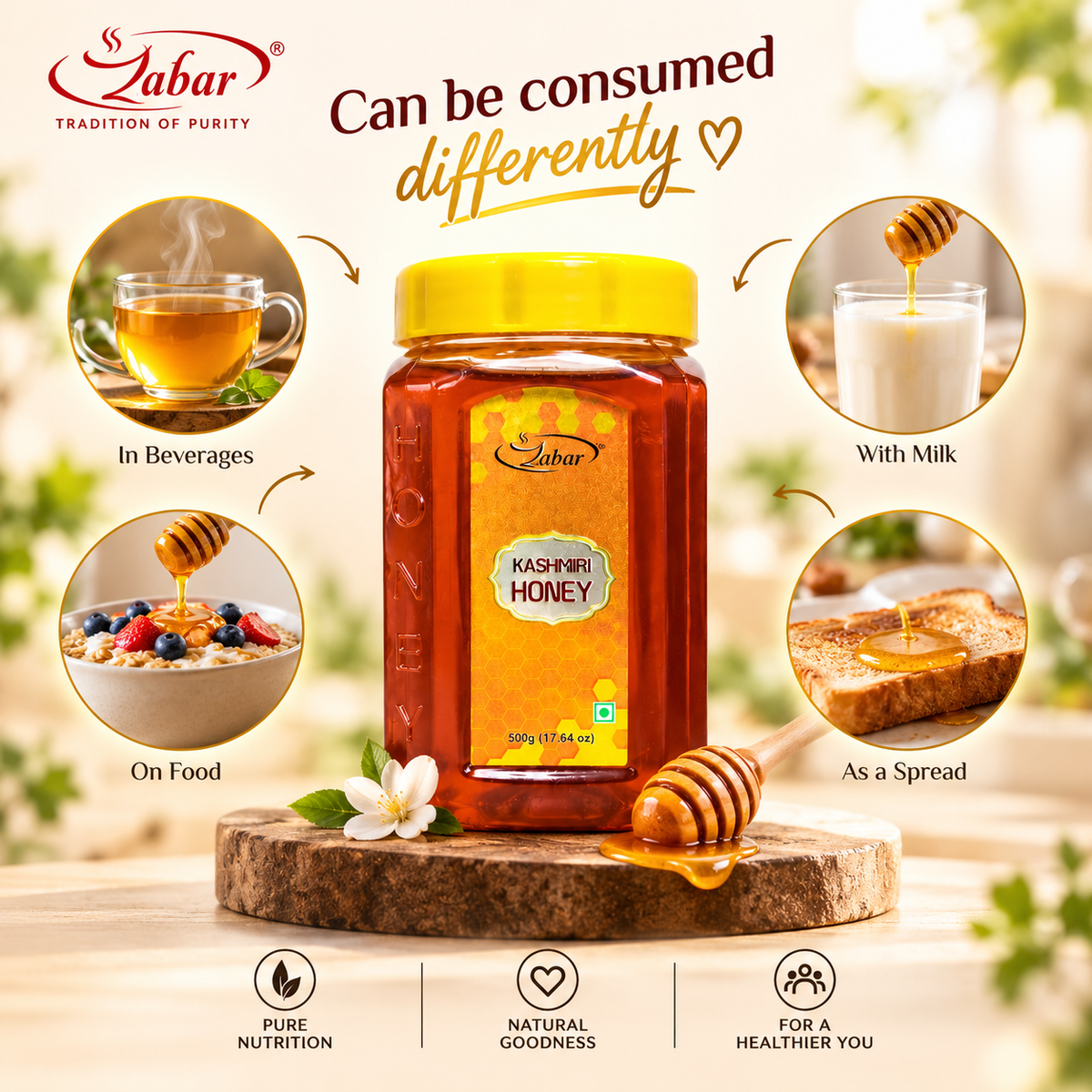 Zabar Kashmiri Honey 500 gm
