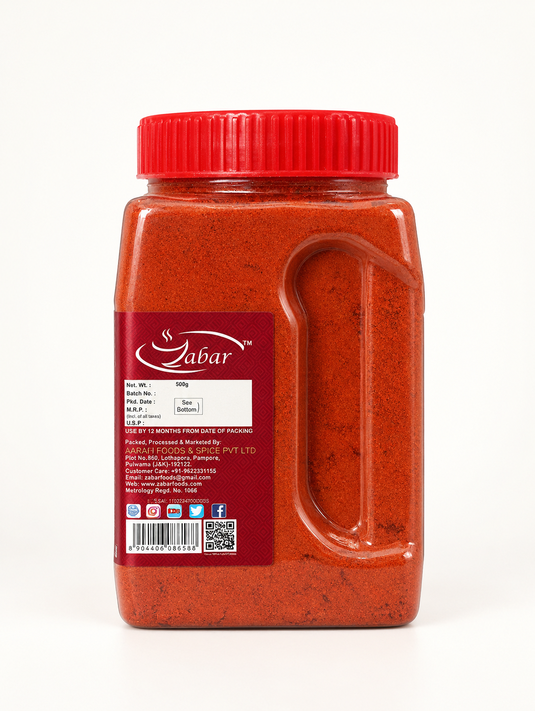 Zabar Kashmiri Red Chilli Powder 500 gm